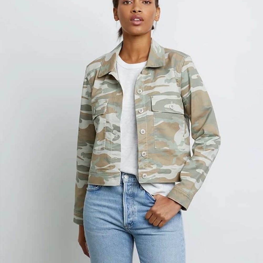 Rails Steffi Jacket In Light Sage Camo size XS